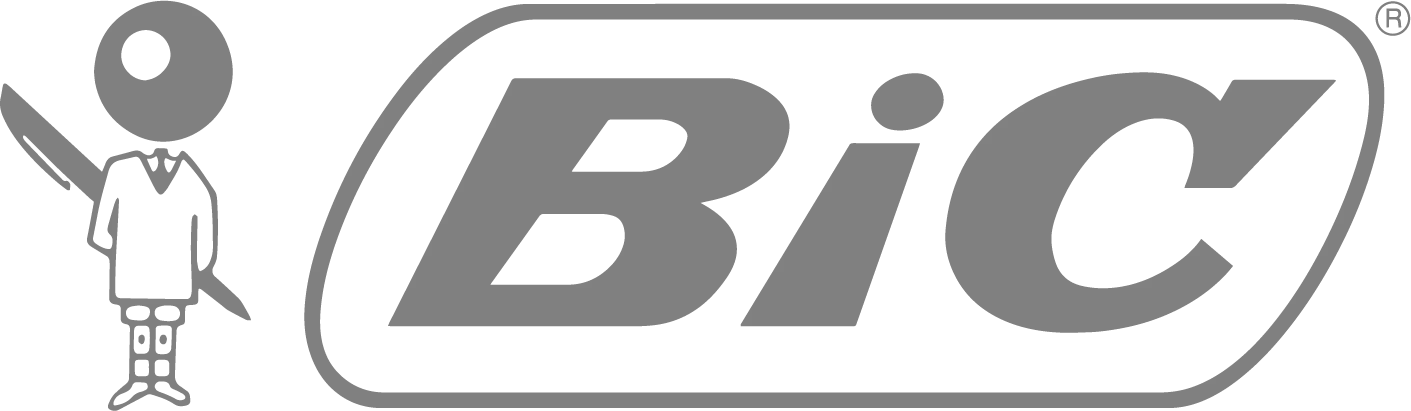 Logo de BIC, empresa internacional cliente de Arancione en proyectos de talento en México